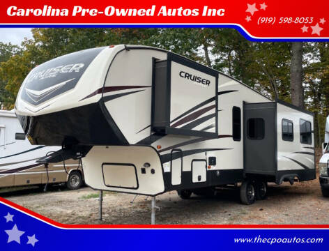 2019 Keystone RV Cruiser Aire 28RD for sale at Carolina Pre-Owned Autos Inc in Durham NC