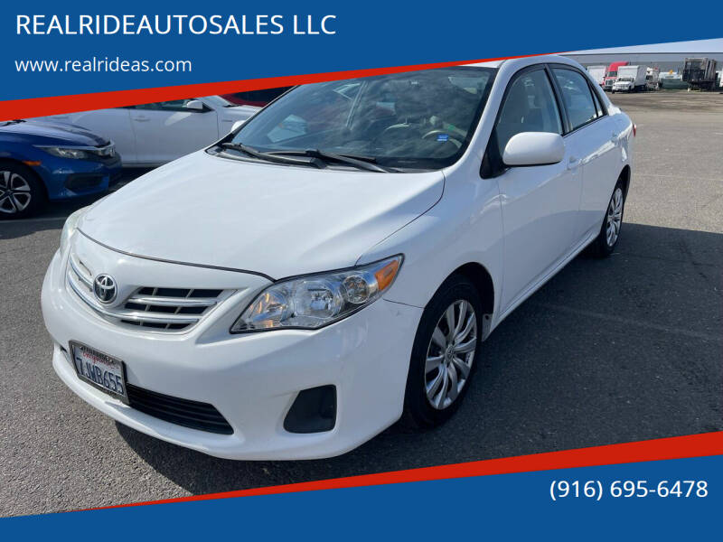 2013 Toyota Corolla for sale at REALRIDEAUTOSALES LLC in Sacramento CA