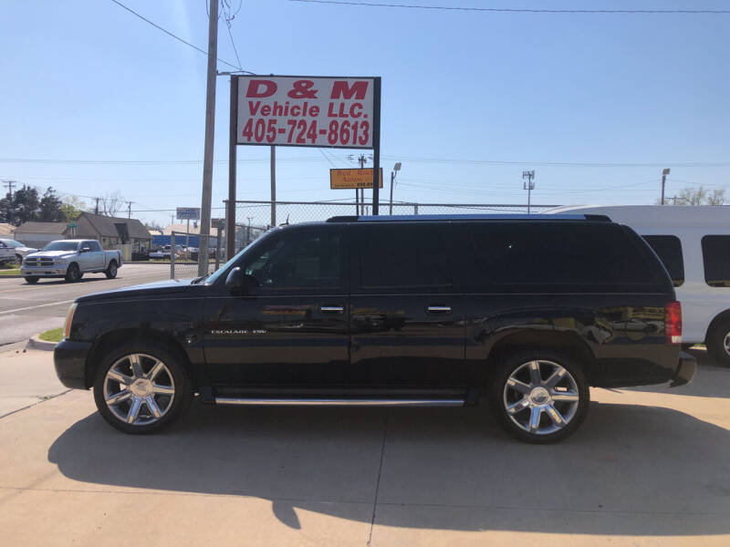 2004 Cadillac Escalade ESV for sale at D & M Vehicle LLC in Oklahoma City OK