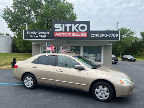 2005 Honda Accord for sale at SITKO MOTOR SALES INC in Cedar Lake IN