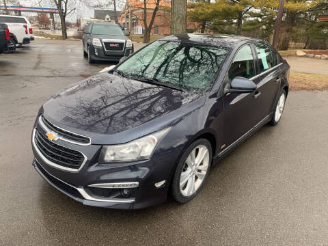 2015 Chevrolet Cruze for sale at Leonard Enterprise Used Cars in Orion Township MI