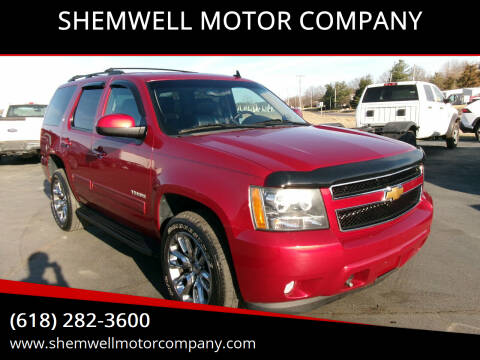 2013 Chevrolet Tahoe for sale at SHEMWELL MOTOR COMPANY in Red Bud IL