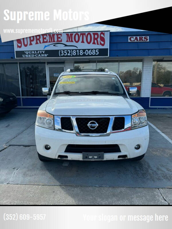 2011 Nissan Armada for sale at Supreme Motors in Leesburg FL