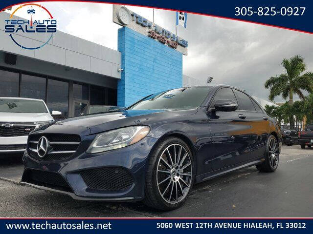 2018 Mercedes-Benz C-Class for sale at Tech Auto Sales in Hialeah FL