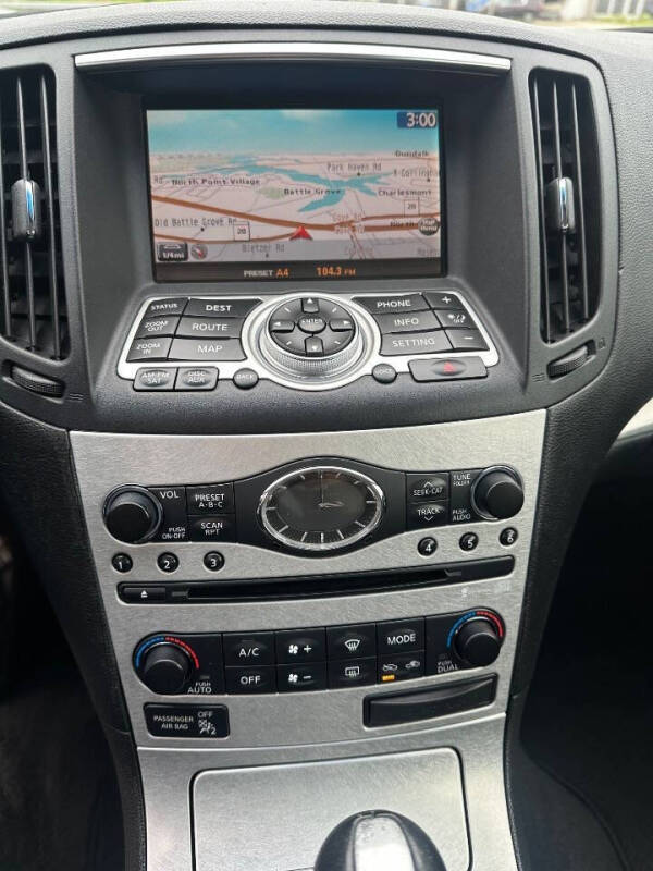 2009 Infiniti G37 Coupe x