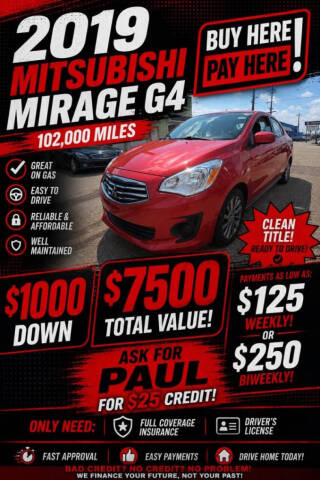2019 Mitsubishi Mirage G4