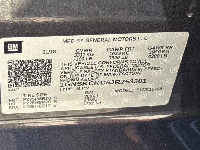 2018 Chevrolet Tahoe Premier