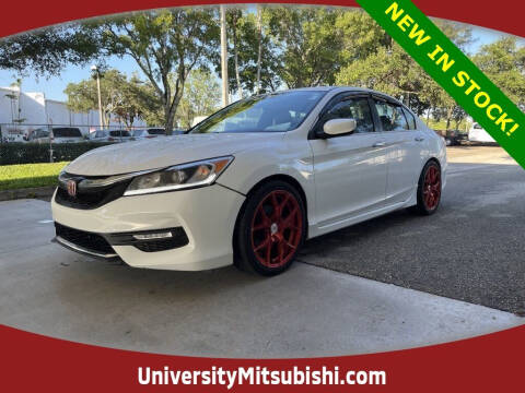 2016 Honda Accord for sale at University Mitsubishi in Davie FL