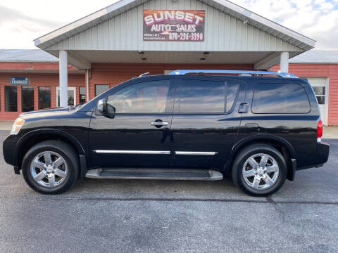 2011 Nissan Armada for sale at Sunset Auto Sales in Paragould AR