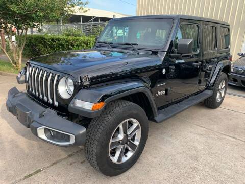 2019 Jeep Wrangler Unlimited for sale at Texas Motor Sport in Houston TX