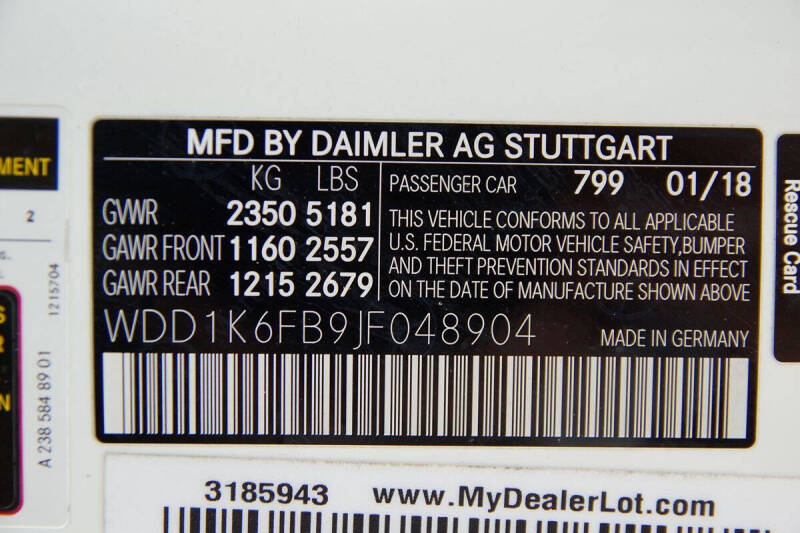 2018 Mercedes-Benz E-Class E 400