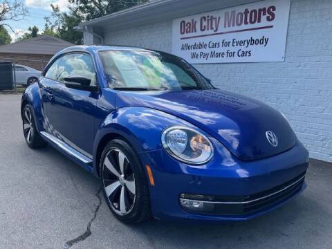 2012 Volkswagen Beetle for sale at Oak City Motors in Garner NC