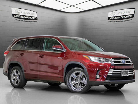 2017 Toyota Highlander Hybrid Limited Platinum