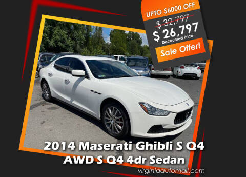 2014 Maserati Ghibli for sale at Virginia Auto Mall in Woodford VA