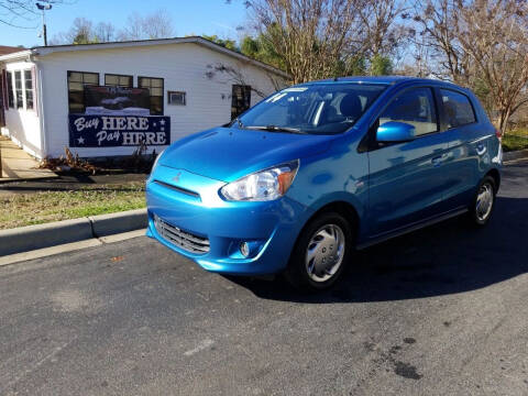 2014 Mitsubishi Mirage for sale at TR MOTORS in Gastonia NC