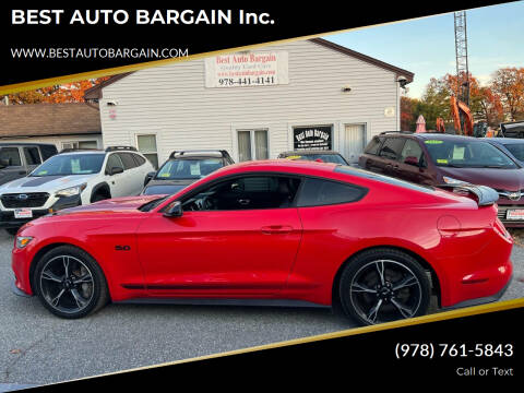 2017 Ford Mustang for sale at BEST AUTO BARGAIN inc. in Lowell MA