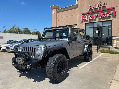 2016 Jeep Wrangler Unlimited for sale at Auto Market in Oklahoma City OK