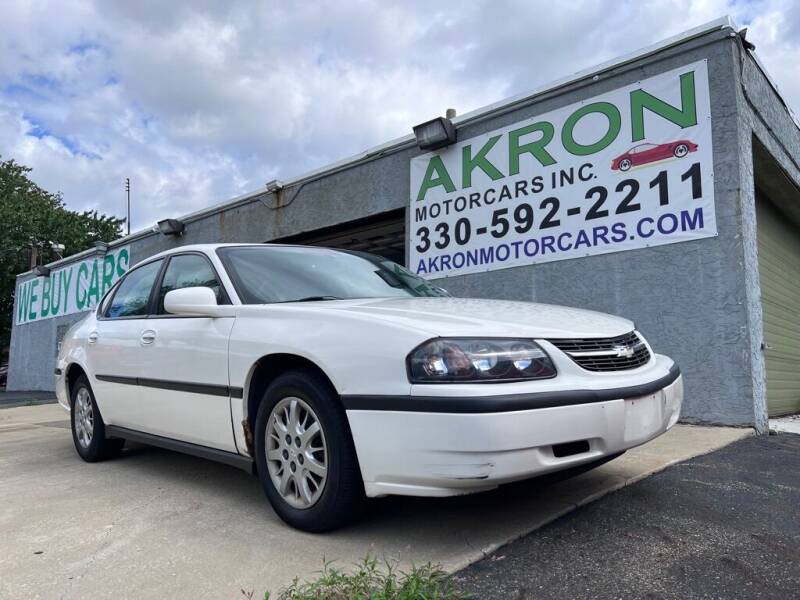 2005 Chevrolet Impala for sale at Akron Motorcars Inc. in Akron OH