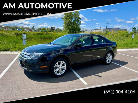 2012 Ford Fusion for sale at AM AUTOMOTIVE in Forest Lake MN