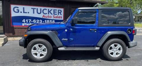 2019 Jeep Wrangler for sale at G L TUCKER AUTO SALES in Joplin MO