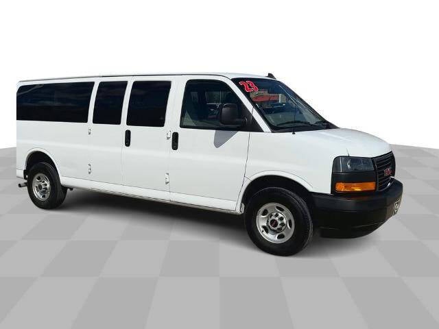 Used 2023 GMC Savana Passenger LS with VIN 1GJZ7NFP4P1169195 for sale in Waterloo, IA