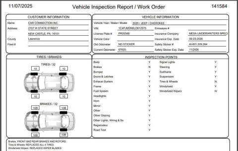 2020 Jeep Cherokee Limited