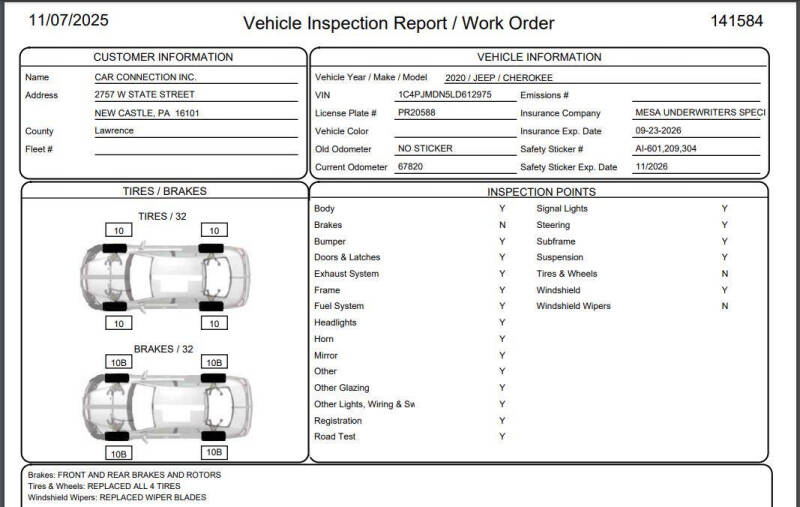 2020 Jeep Cherokee Limited