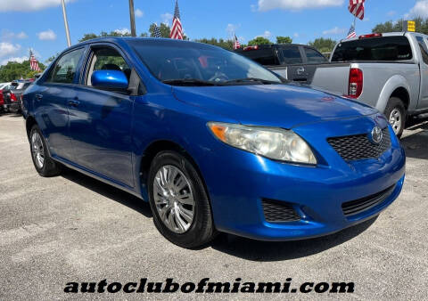 2010 Toyota Corolla for sale at AUTO CLUB OF MIAMI, INC in Miami FL