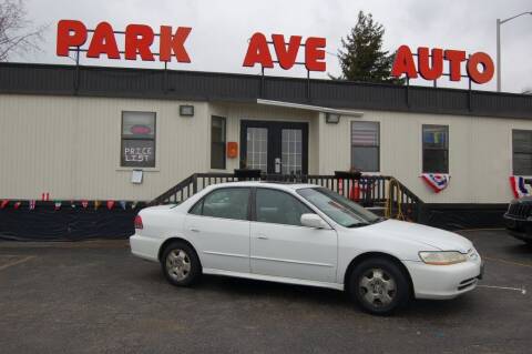 2002 Honda Accord for sale at Park Ave Auto Inc. in Worcester MA