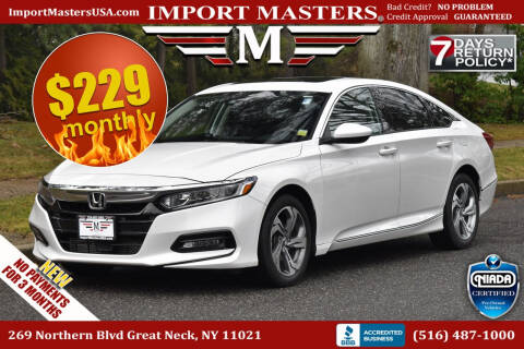 2018 Honda Accord for sale at Import Masters in Great Neck NY
