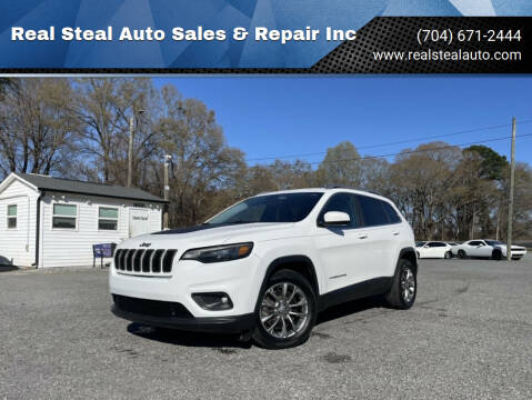 2019 Jeep Cherokee for sale at Real Steal Auto Sales & Repair Inc in Gastonia NC