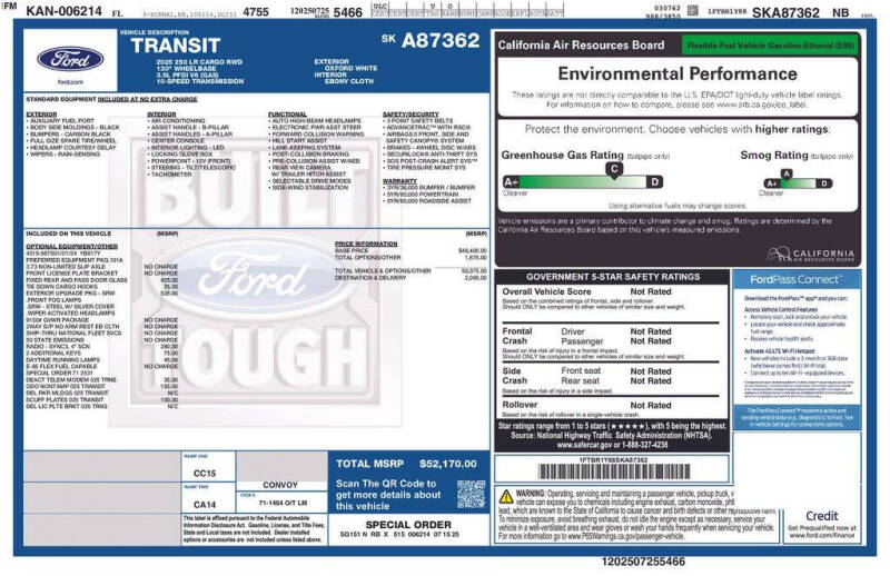 2025 Ford Transit