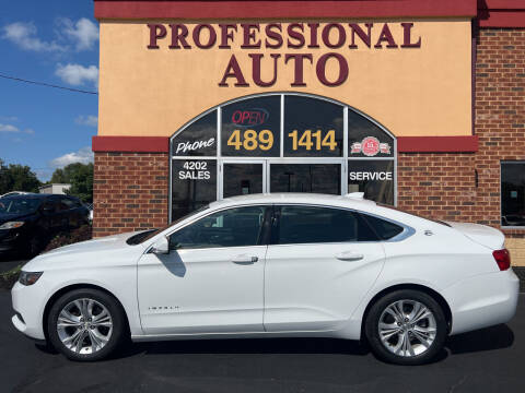 2015 Chevrolet Impala for sale at Professional Auto Sales & Service in Fort Wayne IN