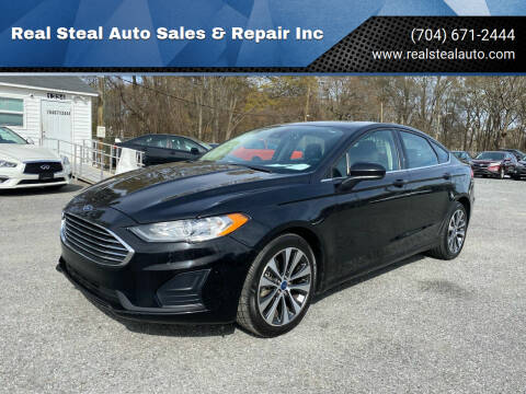 2020 Ford Fusion for sale at Real Steal Auto Sales & Repair Inc in Gastonia NC