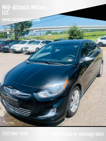 2012 Hyundai Accent for sale at Mid-Atlantic Motors, LLC in Portsmouth VA