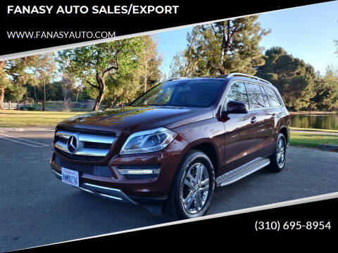 2013 Mercedes-Benz GL-Class for sale at FANASY AUTO SALES/EXPORT in Yorba Linda CA