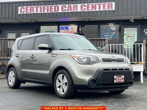 2016 Kia Soul for sale at CERTIFIED CAR CENTER in Fairfax VA