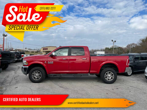 2017 RAM 2500 for sale at CERTIFIED AUTO DEALERS in Greenwood IN