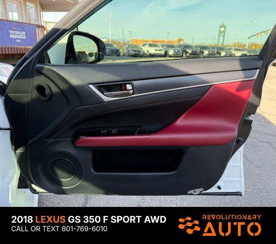 2018 Lexus GS 350 F SPORT