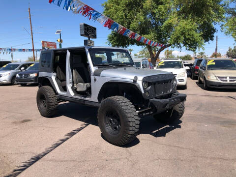 2008 Jeep Wrangler Unlimited for sale at Valley Auto Center in Phoenix AZ
