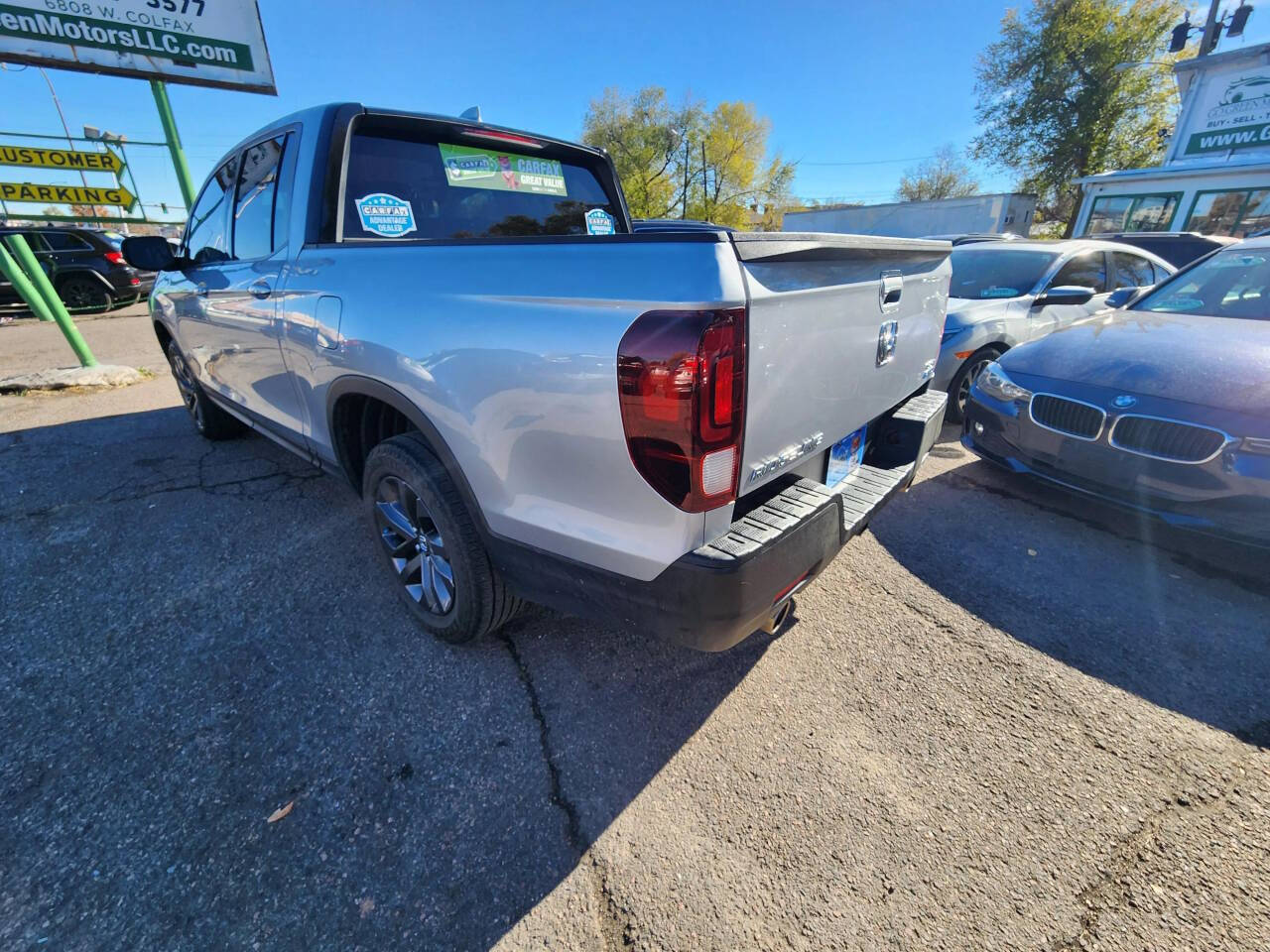 2021 Honda Ridgeline for sale at GO GREEN MOTORS in Lakewood, CO