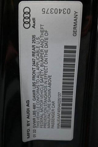 2022 Audi A4 quattro S line Prem Plus 45 TFSI