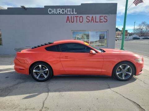 2016 Ford Mustang for sale at CHURCHILL AUTO SALES in Fallon NV