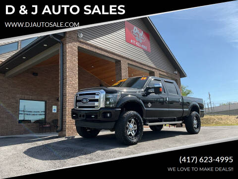 2014 Ford F-250 Super Duty for sale at D & J AUTO SALES in Joplin MO