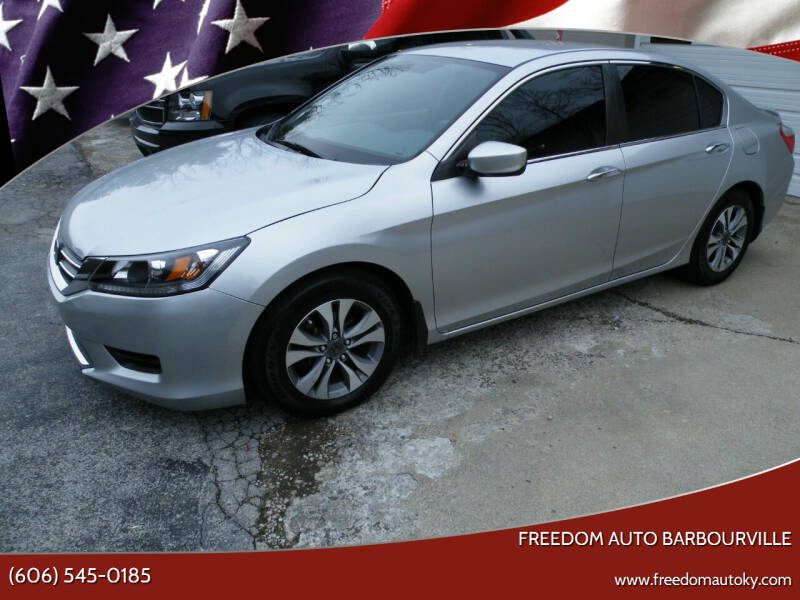 2014 Honda Accord for sale at Freedom Auto Barbourville in Bimble KY