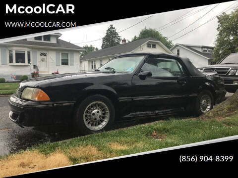 1987 Ford Mustang for sale at McoolCAR in Upper Darby PA