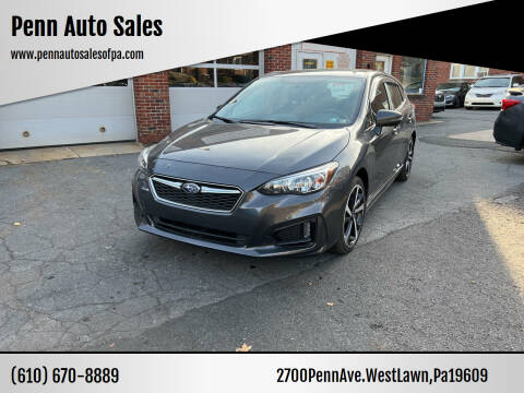 2020 Subaru Impreza for sale at Penn Auto Sales in West Lawn PA