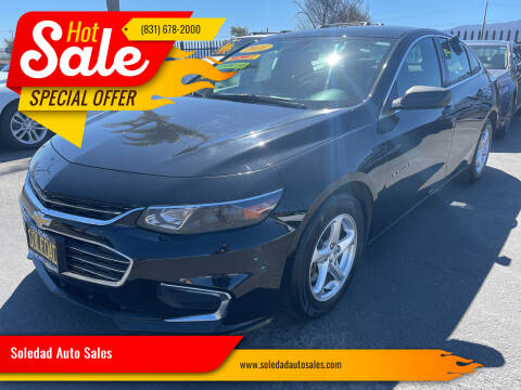 2018 Chevrolet Malibu for sale at Soledad Auto Sales in Soledad CA
