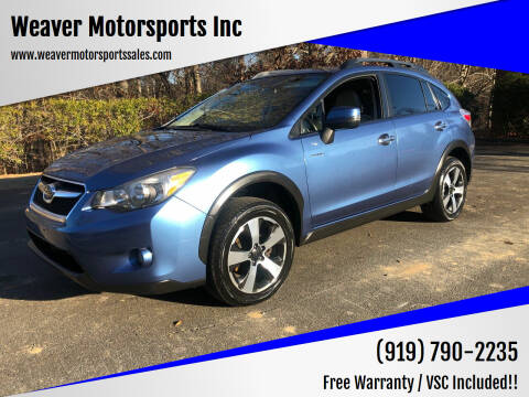 2014 Subaru XV Crosstrek for sale at Weaver Motorsports Inc in Cary NC