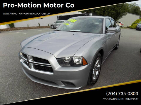 2013 Dodge Charger for sale at Pro-Motion Motor Co in Lincolnton NC